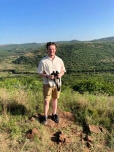 Darragh Barr on safari