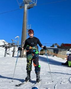 Darragh Skiing