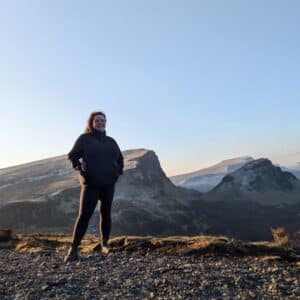 Carly Fielding, Marketing Assistant, travelling around Scotland