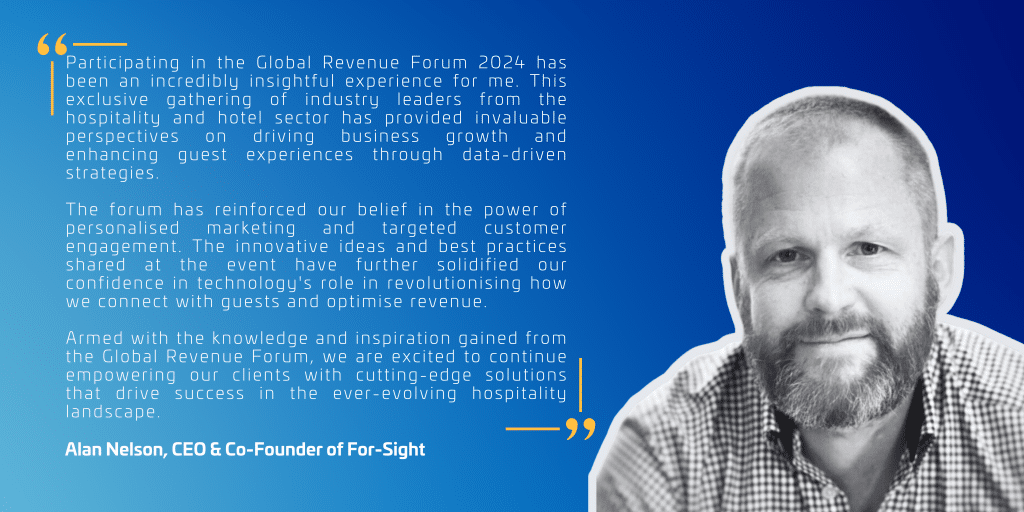 a quote from Alan Nelson - CEO & Co-Founder of For-Sight