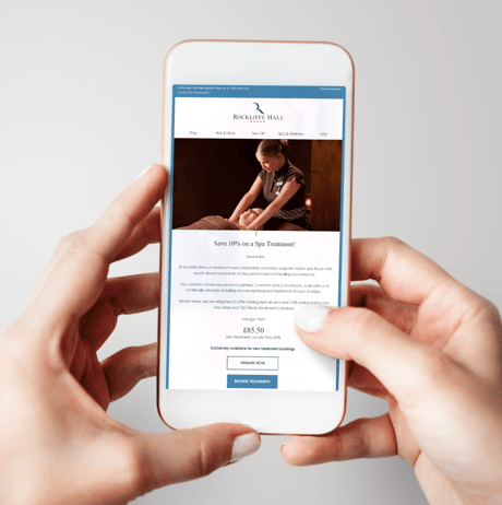 email campaign 2 on phone image